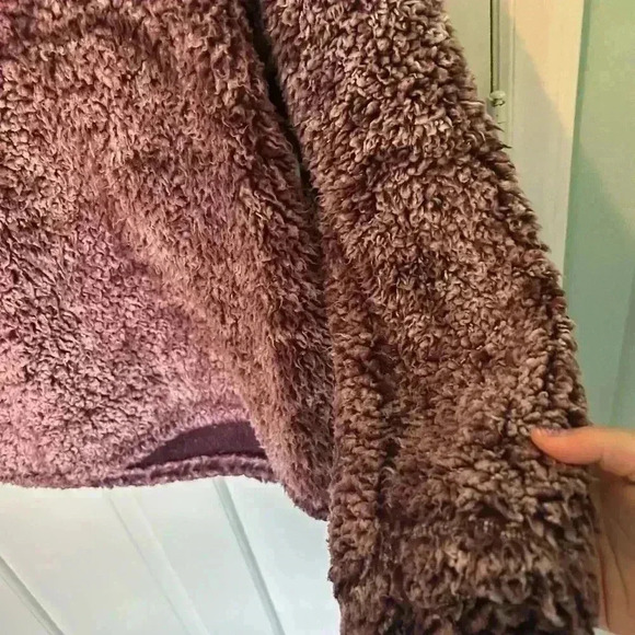 Boutique Peach Love Purple Sherpa - Size Medium - Picture 6 of 6